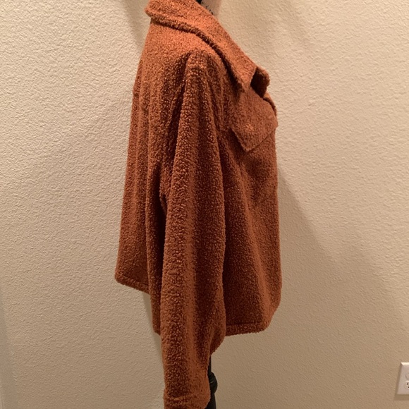 Lane Bryant Cropped Teddy Coat - Picture 10 of 16